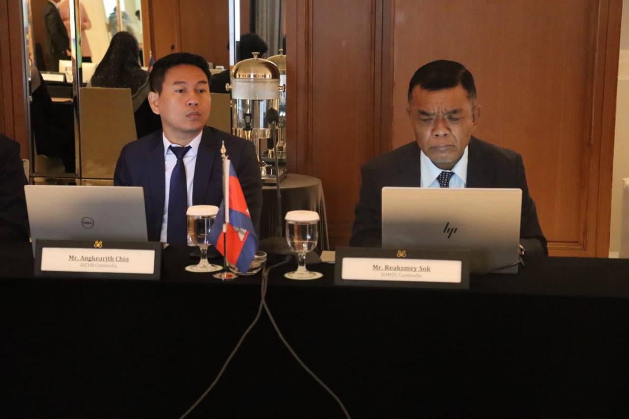 HE Chin Angkearith Attended the Launch of the “ASEAN Guideline on the Implementation of the Non-Punishment Principle for Protection of Victims of Trafficking in Persons”